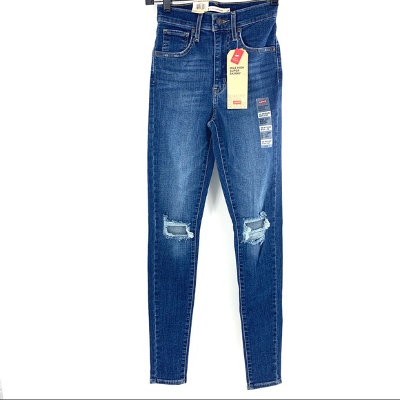 Levi’s Mile High Super Skinny Sculpt Jeans - Picture 1 of 9